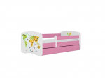 Lastevoodi ilma madratsita/sahtliga Kocot Kids BabyDreams Pink map, roosa