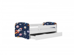 Lastevoodi ilma madratsita/sahtliga Kocot Kids BabyDreams White cosmos, valge/sinine