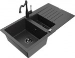Graniidist k&ouml;&ouml;givalamu Mexen Matias segisti ja sifooniga, Black granite/Black