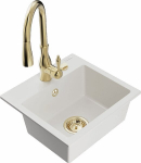 Graniidist k&ouml;&ouml;givalamu Mexen Milo segisti ja sifooniga, valge/kuldne