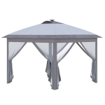 Outsunny kokkupandav varikatus 3,3x3,3 m, hall