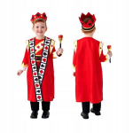King of hearts kost&uuml;&uuml;m poiss muinasjutt karneval halloween l