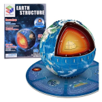 3D puzzle planeet Maa 50 t&uuml;kki Maa struktuur ZA5348