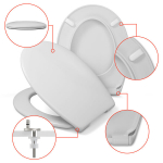 Vabalt seisev WC-iste ROCA MADALENA jaoks