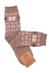 Meeste alpakavillased sokid "Snowflake", 44-47