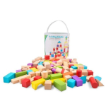 Puidust ehitusklotsid, 60 tk