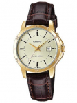 Naiste k&auml;ekell Casio, kuldne/pruun