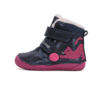 Talvised nahast saapad "Barefoot" D.D.Step  W070-42110A. Royal Blue., 23