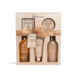 Komplekt IDC Institute Scented Bronze: du&scaron;igeel, 200 ml + vannivaht, 200 ml + kehakreem, 100 ml + vannisool, 100 g + koorija, 60 ml