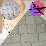 Imav libisemisvastane matt vannituppa, hall pehme, 50x80cm vaip