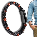 Meeste k&auml;ev&otilde;ru, naturaalne nahk, kivihelmed