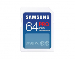 Telefoni m&auml;lukaart Samsung 64 GB UHS-I SD-Kaart, Klass U3, 130 MB/s Kirjutamine, 180 MB/s Lugemine, 10-Aastane Garantii