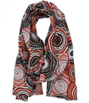 Stiilne sall tupsuga abstraktne pehme sile 180x75 cm