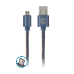 Kaabel"Jeans" micro-USB, 1m 2A