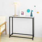 Konsoollaud SoBuy FSB29-SCH, valge/must