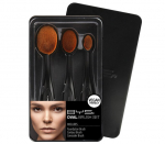 Meigipintslite komplekt Oval Makeup Brush Set Bys, 3tk