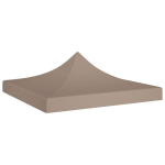 vidaXL peotelgi katus 291 x 291 cm, pruunikashall, 270 g/m&sup2;