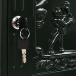 vidaXL posti otsas vanaaegne postkast, roostekindel, roheline