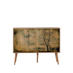 Kummut Kalune Design 863 (VII), 120 cm, tamm/beež v&auml;rv