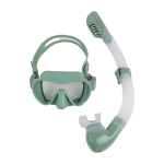 Laste komplekt Scorpena mask+snorkeling toru, roheline