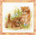 Kanwa ristpistekomplekt "child Play" 25x25 cm