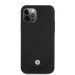 BMW BMHCP12LRSWPK iPhone 12 Pro Max 6,7 musta v&auml;rvi/ musta perforatsiooniga nahk&uuml;mbris
