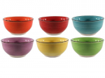 Keraamilised kausid Rainbow, 6 tk