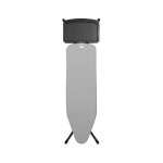Triikimislaud B, 124x38 cm must raam Metalized