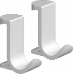 Nagi Hansgrohe WallStoris, mattvalge, 2 tk