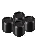 Vibratsioonivastased m&ouml;&ouml;blipadjad koos iminappidega Must 4 t&uuml;kki