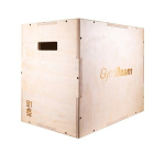 Gymbeam puidust plyomeetriline kast Crossfit PlyoBox 40x51x61cm