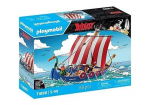 PLAYMOBIL 71888 Piraatide Drakkar, Ast&eacute;rix, BD tegelased, Laev ja 4 tegelast, 88 osa, Alates 5. eluaastast