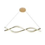 Rippvalgust Toolight Led G033-Cp Gold 95X95X21Cm