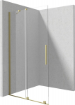Walk-in l&uuml;kand du&scaron;isein Deante Prizma, Brushed gold, 120x195 cm