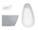Vann Besco Goya A-line Glam 160 Silver, valge sifoonikate