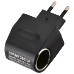 Auto pistikupesa Auto EU Pistiklaadija 220 V AC kuni 12 V DC Kasutamine auto elektroonikaseadmetes Kodukasutuse vahelduvvooluadapter autotarvikutes