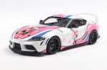 Diecast mudel SOLIDO S1809008 TOYOTA GR SUPRA SOLIDO WORKS ITASHA WHITE 2024 1/18