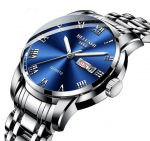 Meeste k&auml;ekell Belushi 1853, sinine sihverplaat D2001