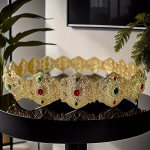 Elegantne Reguleeritav Rhinestone Pulmav&ouml;&ouml; - Vintage Stiil Sulam Pruudi Aksessuaar Naistele , Chroma