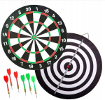 Dart noolem&auml;ngu laud kahepoolne puidust 30 cm