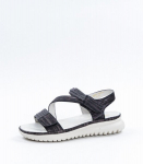 Naiste sandaalid 440190 02, must/valge