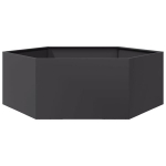 kuusnurkne aia taimekast，&otilde;iepott，lillepott, must, 138 x 120 x 45 cm, teras CFE38664