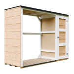 LP Smartside puukuur v&auml;rvikomplektiga 1,09 m&sup2; + 0,53 m&sup2; - 75 x 217 x K159 cm - M981-1 - Harvest Honey