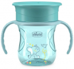 Lekkekindel tass eemaldatavate k&auml;epidemetega Chicco Perfect Cup, sinine, 12+ kuud, 200 ml