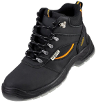 Meeste turvajalatsid turvasaapad ilma metallist varbakate k&otilde;rge nahk Urgent must