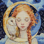 Ristpiste komplektAbris Art. Kuu t&uuml;tar. 25x24 cm AAH-271