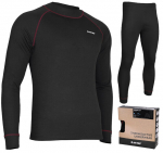 Termoaktiivne aluspesukomplekt SORIN SET, Hi-Tec, kiiresti kuivav ja antistaatiline, must