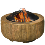 Tulekauss puust&uuml;ve disainis, s&auml;demete rest, s&ouml;erest, koldahark, &Oslash;61,5 x 39 cm