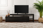 TV-laud Asir, 192x53x37 cm, must