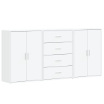 puhvetkapid 2 tk,lisakapp valge, 60 x 31 x 84 cm, tehispuit CFE876119